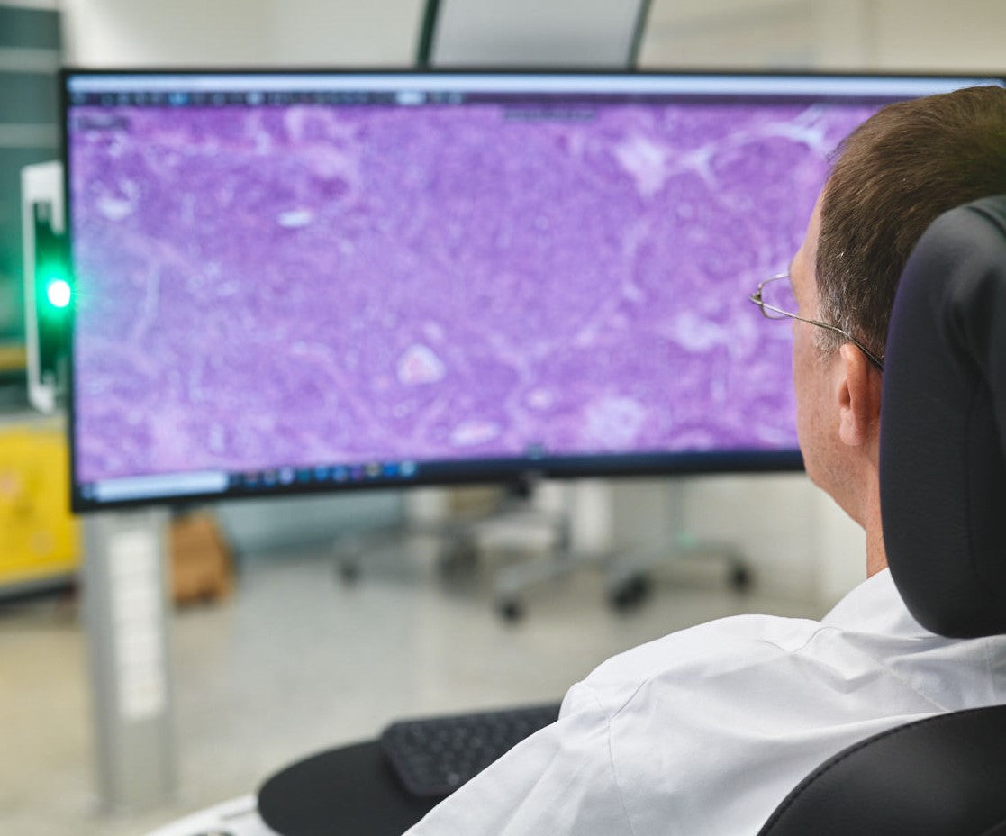 Emperor XT for pathologists curved monitor