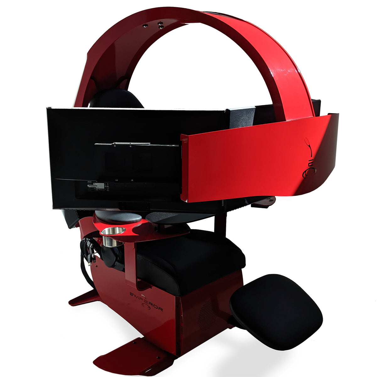 Emperor XT Rouge avec audio et support pour 3 écrans